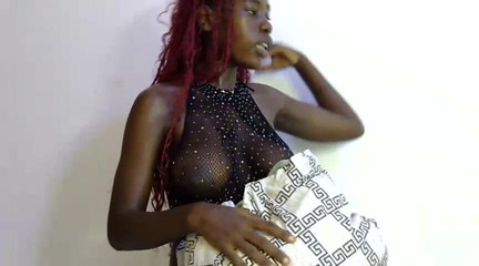 Ebonyschat: African Girl with Big Tits Twerking, Cumming in Private Show