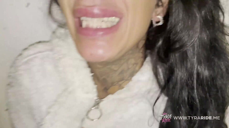 TYRARIDE: Tattooed MILF Neighbor Dominated Hard in Doggy