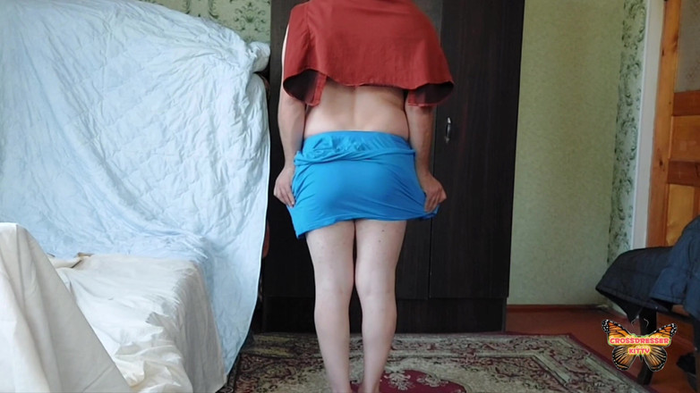 Kitty_Cross: 男孩穿成女孩装素人胖美女变装女郎femboy模特娘娘腔荡妇人妖