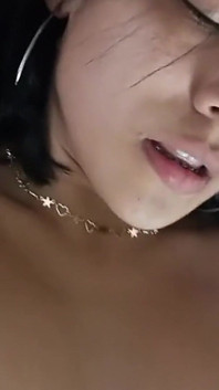 Young Woman Plays with Her Tits When She Is Alone in Her Room