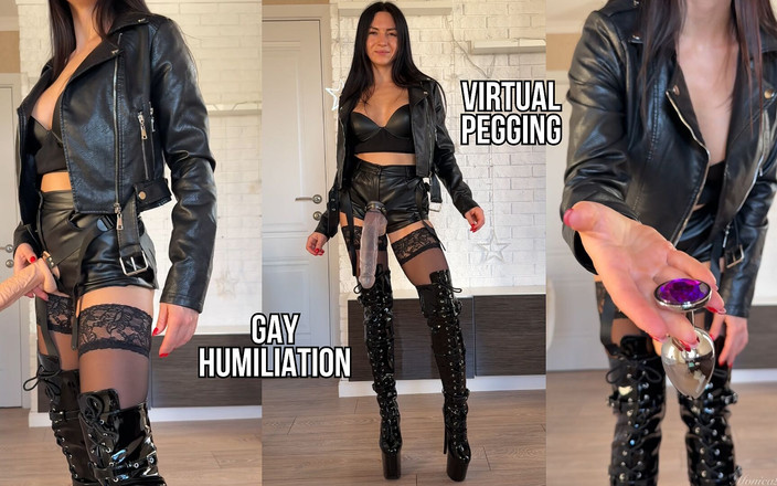 Princess Monica: Punto di vista: umiliazione gay e sodomizzazione in stivali di...