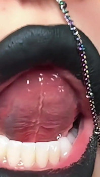 Dirty Talking Sissy Whore Close up Smoking and Lips Fetish