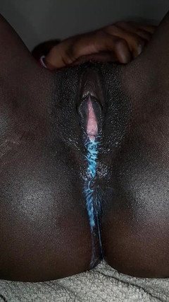 Swissarrow3: Ebony zblízka creampie