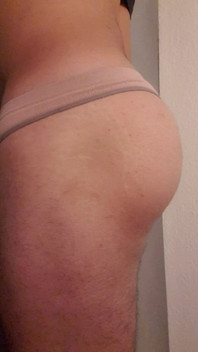 Ass in Girls Underwear