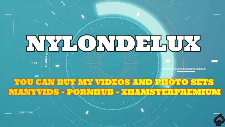 Nylondelux: Messy Footjob on Cam