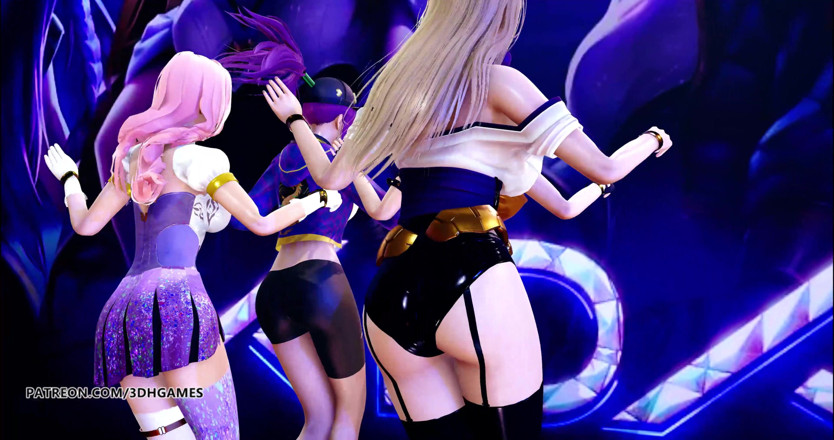 3D-Hentai Games: Blackpink - voor altijd jonge striptease 4k 60 fps
