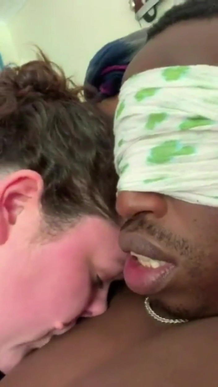Real homemade BBW BBC porn: YoungEnglishBBW - Wanking sucking BBC blindfolded anal doggy