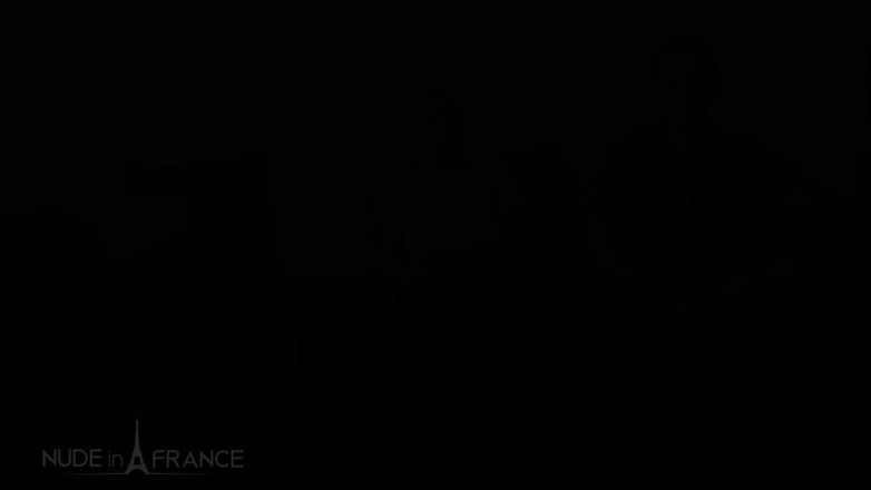 Nude in France: Amateur couple with a gorgeous skinny slut getting screwed up...