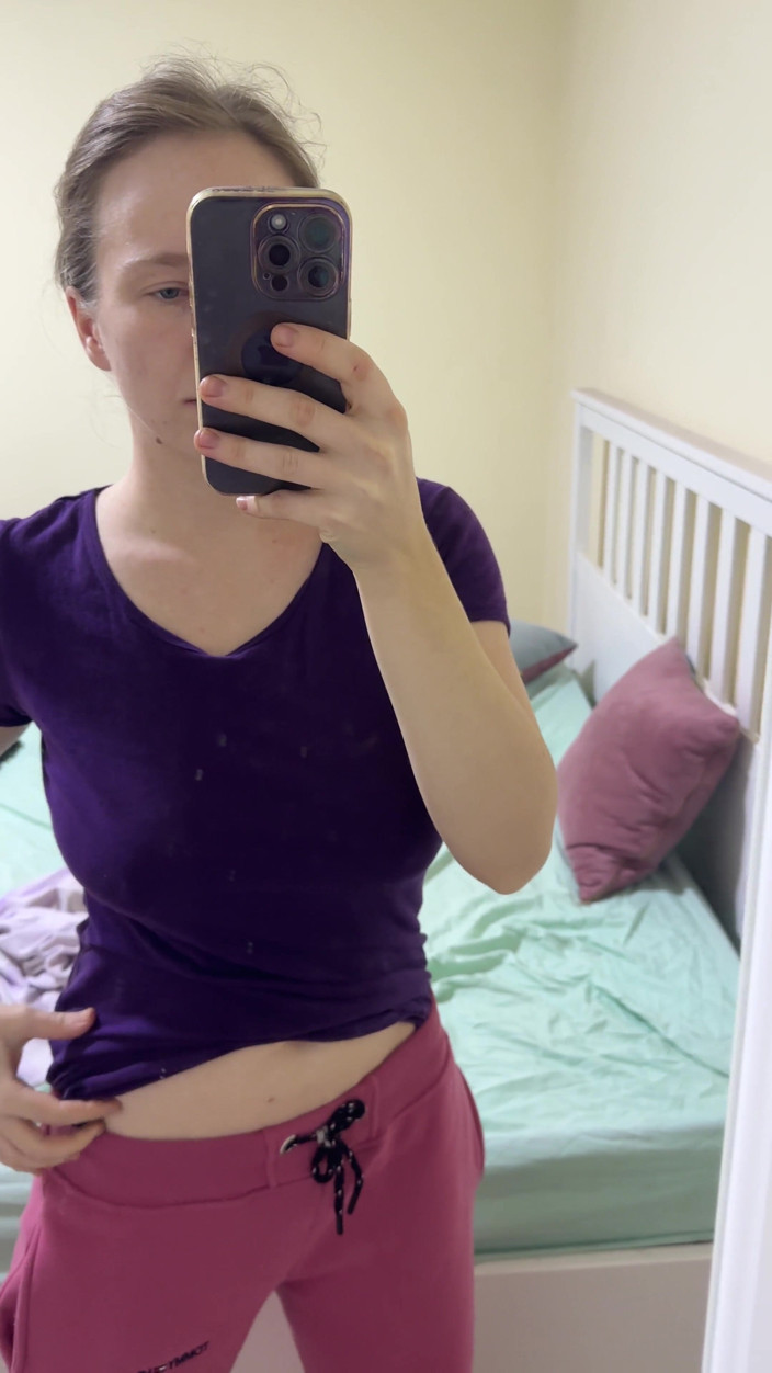 SweetLucy96: Teen Enjoys Herself in the Evening