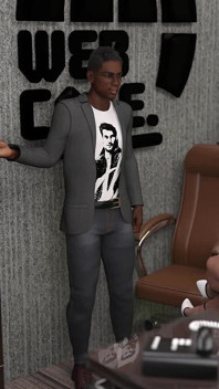 In Security: Silly Girl with Big Tits and Ass Is Sucking off Mr. Big Dick Boss Man in His Office - Episode 7