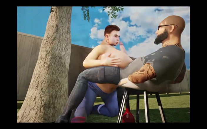 denisporco animation: Betty psycho bbw vú to cần một con cặc!