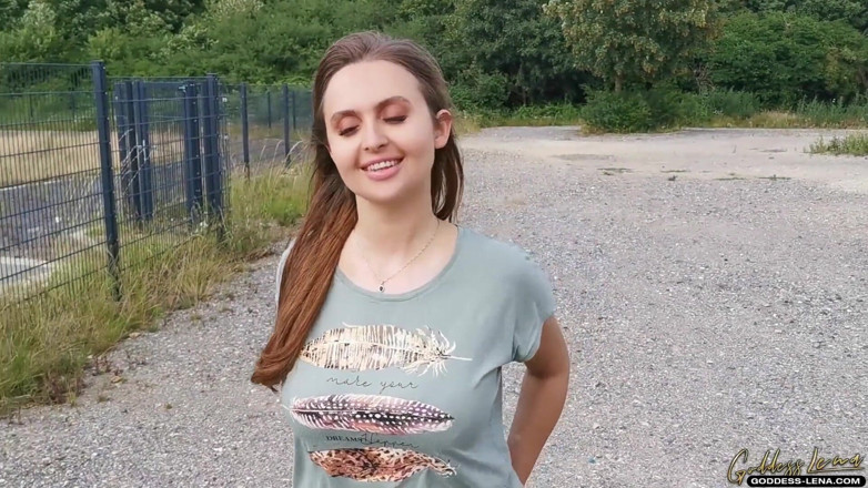 Goddess Lena: Rande s birkenstock-sandály