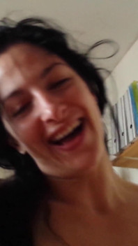 Min första amatörporrfilm på college med klasskamrat 18 år gammal, jagam ung och vacker