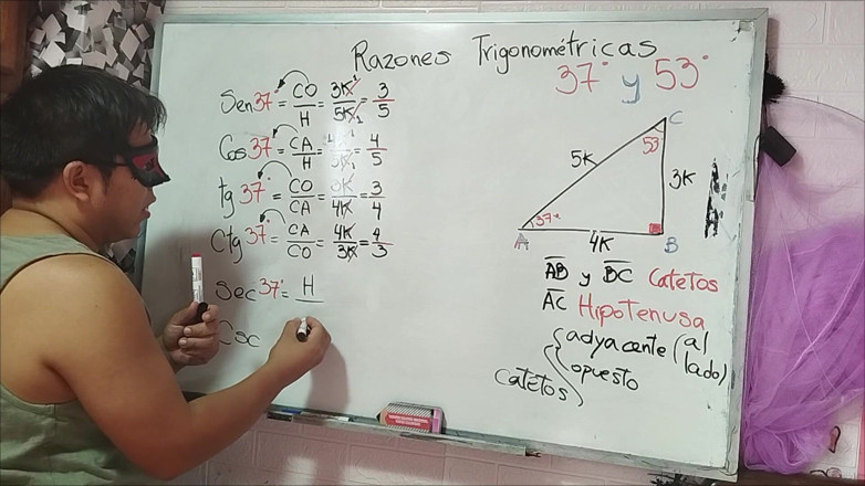 Rosaroja: 18 Trigonometría: Ángulo 37 - Relaciones trigonométricas