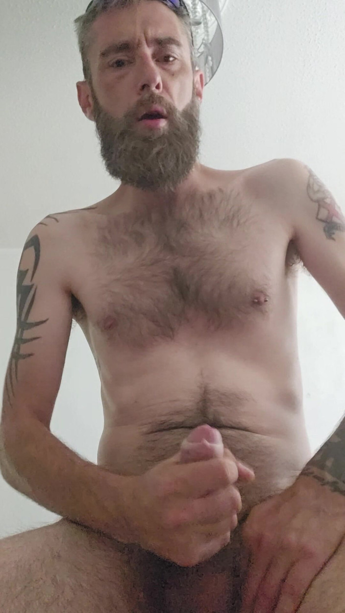 Smoking stoker: Masturbacja mojego dużego kutasa