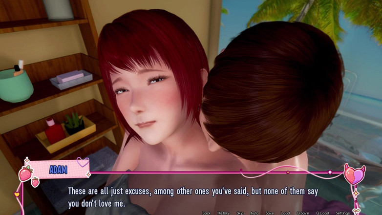 3D Cartoon Porn: Murmur 41 - Kate Lets Adam menghisap putingnya dan mengusapnya sehingga dia...