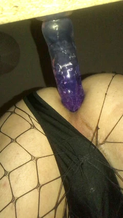 My ass in thongs and in fishnet
