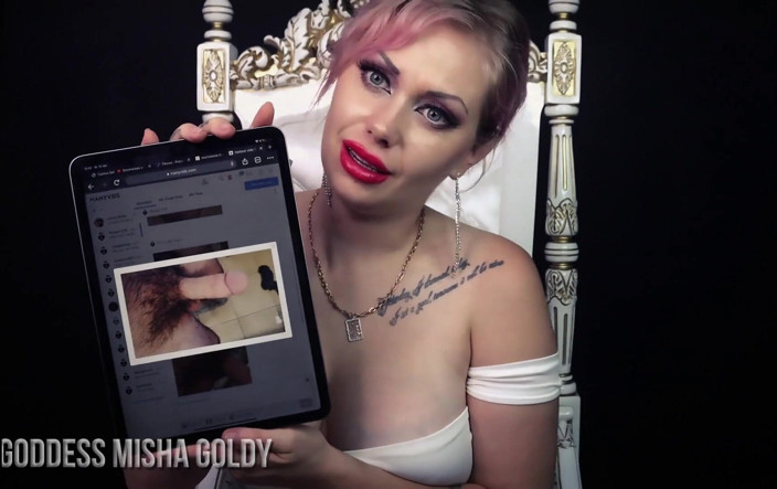 Goddess Misha Goldy: ¡Humillación de polla!