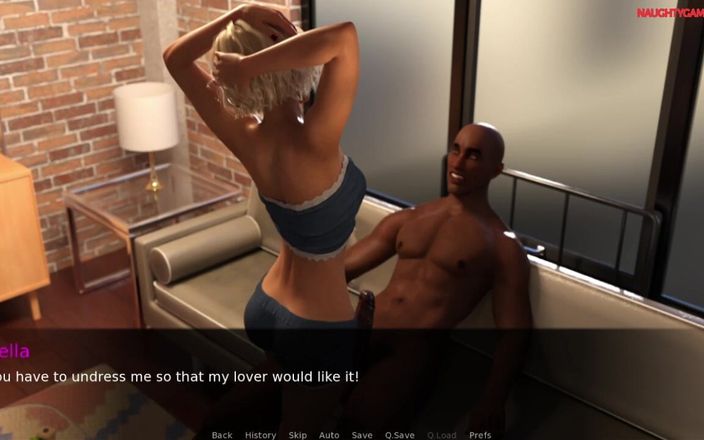 Naughty gameplays: 戴绿帽子的妻子吮吸和乱搞大黑鸡巴，而丈夫观看，丈夫和妻子大黑鸡巴 - 热辣人妻 19