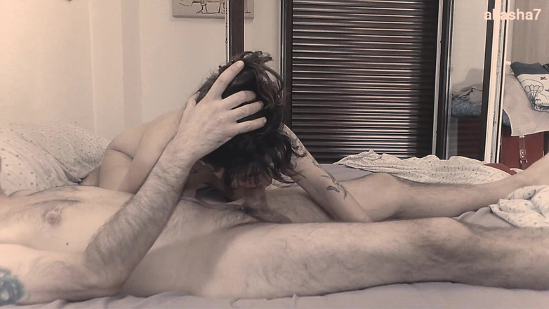 Akasha7: Thổi kèn ướt át với bắn tinh lớn bắn tung trần