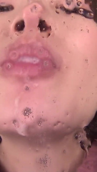 Mei Kamisaka Licks Your Face - Mouth Fetish - Japanese Saliva