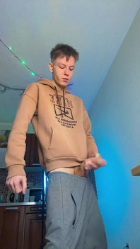 Huge Cumshot From a Skinny Boy with a Surprisingly Big Cock