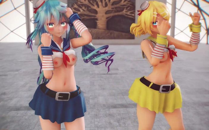 Mmd anime girls: एमएमडी आर-18 एनीमे गर्ल्स सेक्सी डांसिंग क्लिप 265
