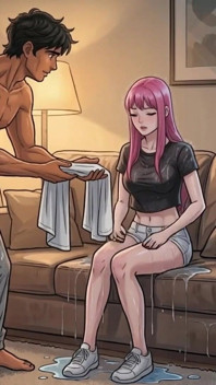 Follando a La Prima De Mi Novia En Su Cara - Animación 2D