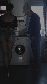 The Plumber Gets Kylie Wet....