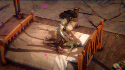 Priapus: Fairy loses her virginity to a big dick goblin (3D)
