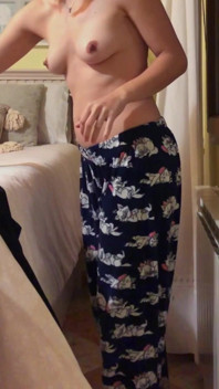 Sexy Bedtime Pajama Try-on - Getting Cozy Before Sleep