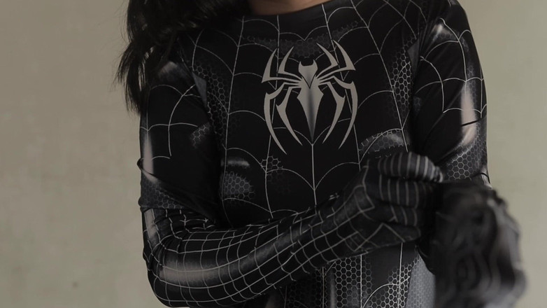 deafheaven666: Zkouším si můj nový kostým spider mana