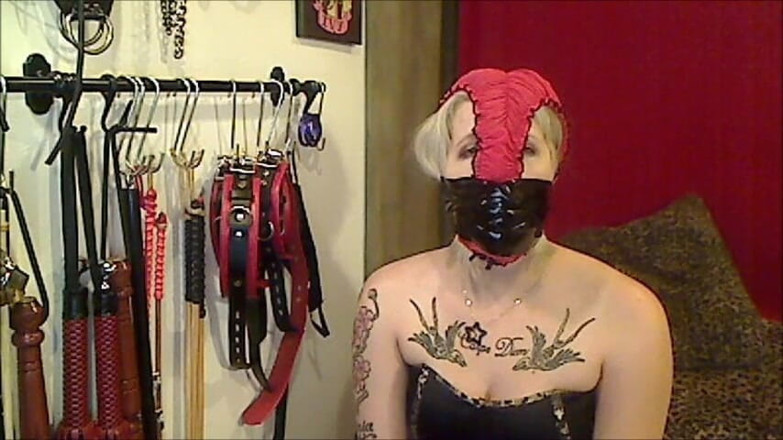 Selfgags classic: Dominatrix bịt miệng quần lót! (tập 1 của 2)