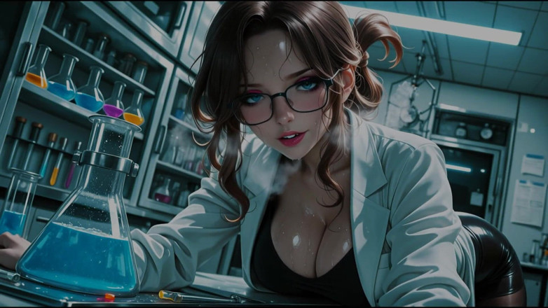 Neural Desires: Mad Scientist Fucked in Lab - Ai-generated