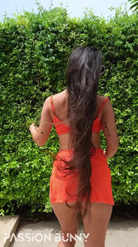 Orange Bikini Flashing - Sexy Public Vibes