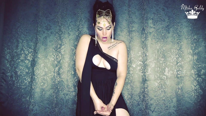 Goddess Misha Goldy: Best orgasm ever form dark goddess! End 1