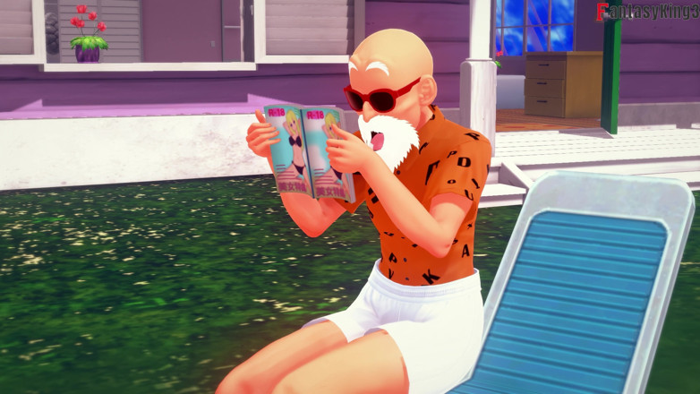 Fantasy king: Kame Roshi biedt hulp aan Android 18 in ruil voor een...