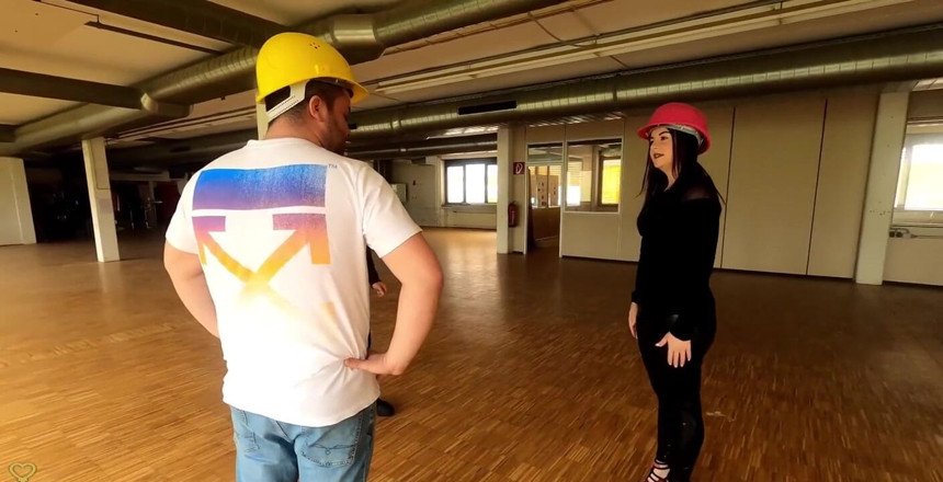Emma Secret: Rough! Extreme Construction Threesome!