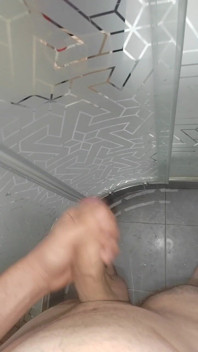 Cumshot After Showering