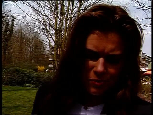 Lucky Cooch: Sexy amateur brunette at outdoors interview