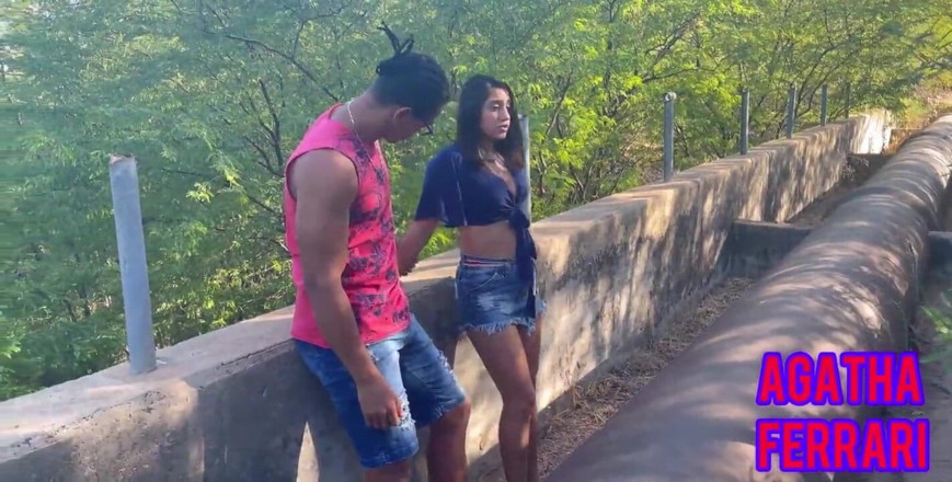 VictorHugo: Novinha Moaning Until Cumming in the Black Guy's Roll
