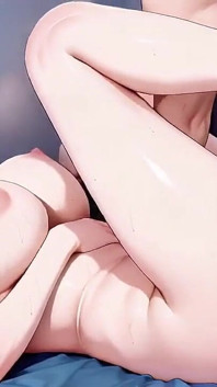 금발 여신의 녹색 정장! 딥 블루 실크 시트에 무릎을 꿇고, 진주가 거의 보이지 않는, 입술을 만지는 손끝...