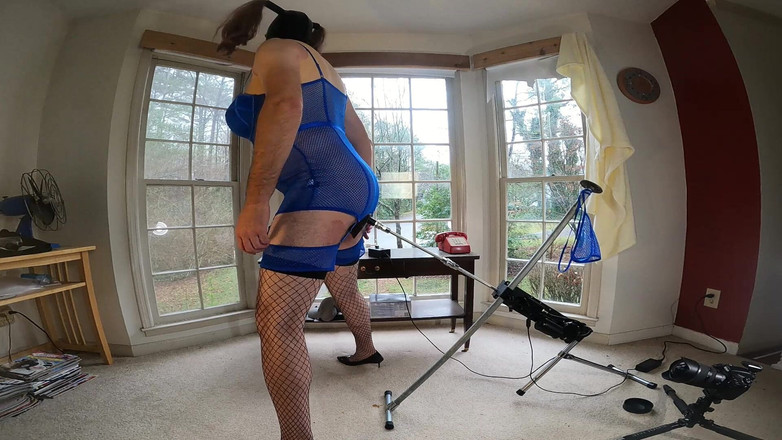 Jon Screcrow: Анальне дослідження з відкритим вікном з трах-машиною