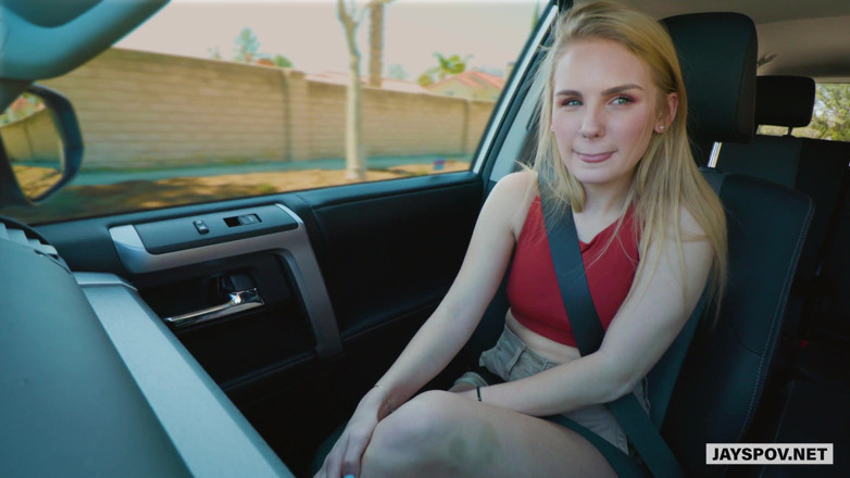JAYS POV: Tiny Blonde Teen 18 Years Old First Time Porn Video