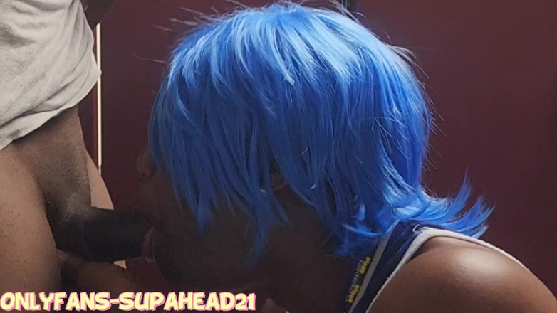 Wondahead21: "nieuw" neukpartij smurfengezicht - op Comicpalooza2022! #cosplay