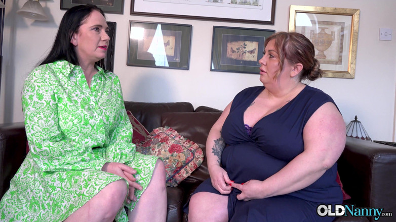 Old Nanny: Ripe Lesbians Playing with Each Others Pleasure Holes