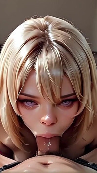 POV フェラチオ & ディープスロート: 本物の Sfx & 射精フィナーレ