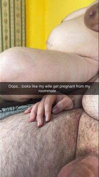 Rakan sebilik saya terus pancut ke dalam pepek isteri saya sehingga dia hamil! - Cuckold Captions - Milky Mari