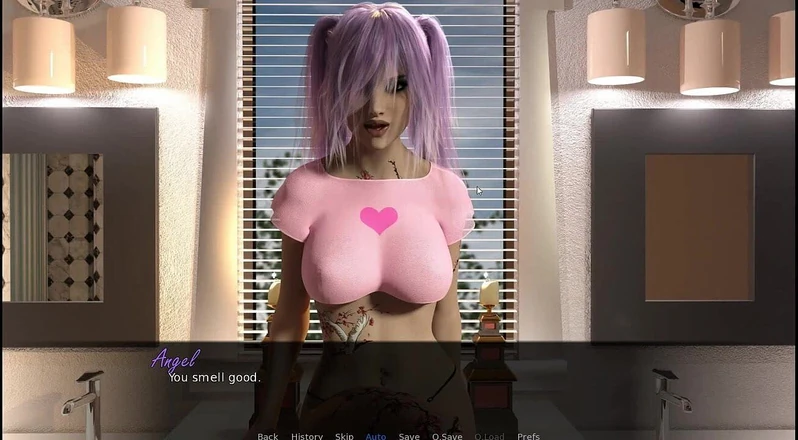 EroticKrisso: Unleashed Angel - развлечение в ванной и минет мачехи