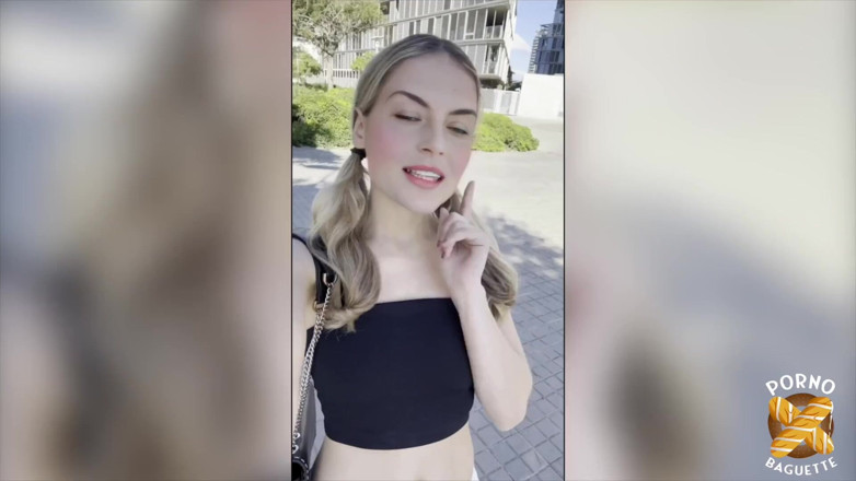 Porno Baguette: Marie, geiles mädchen, wird von einem großen schwanz gefickt